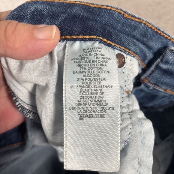 True Religion Jeans‎ Women’s Size 32 Halle High Rise Super Skinny Grunge Ankle - Picture 9 of 13